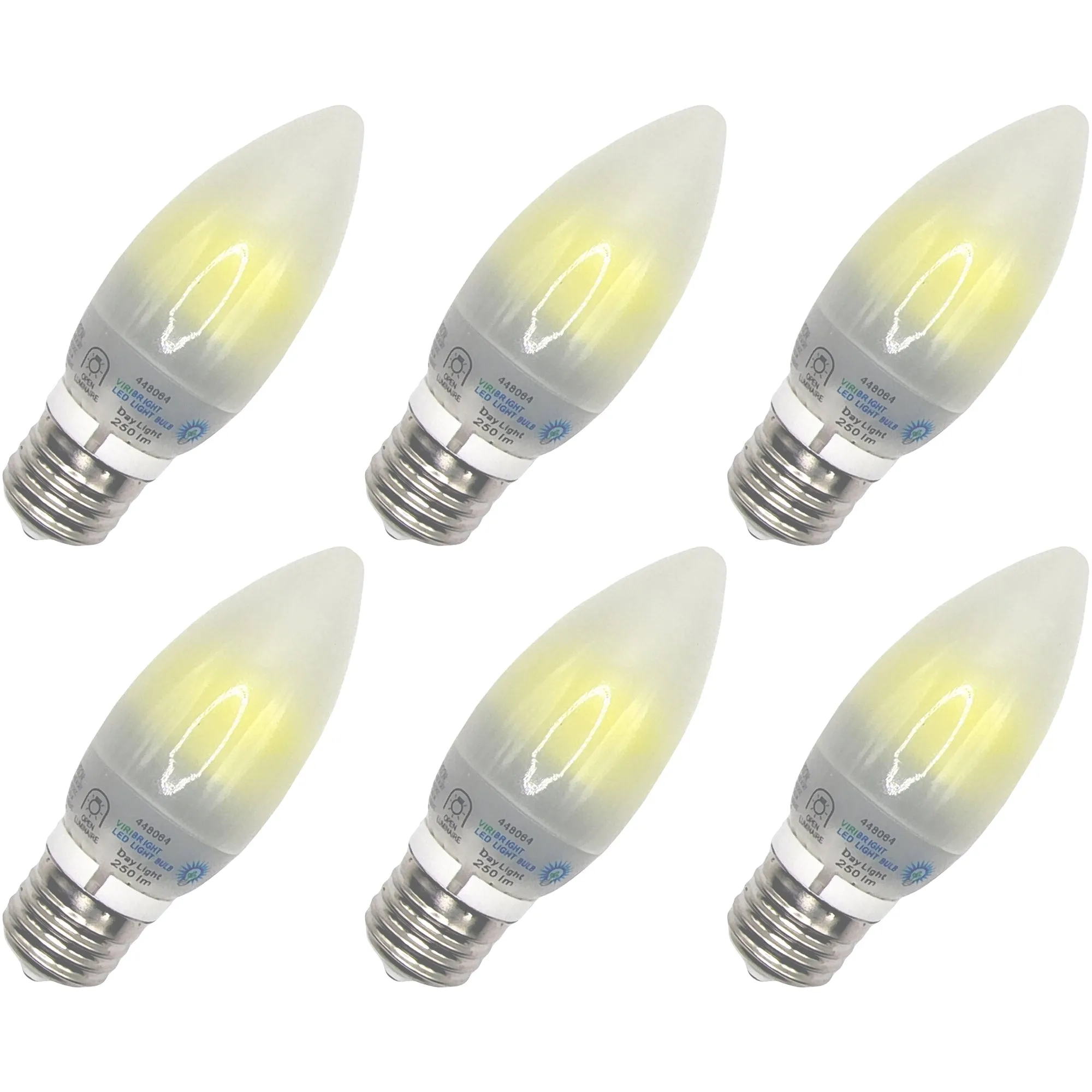 22-Watt Equivalent B11 E26 Frosted LED Light Bulb