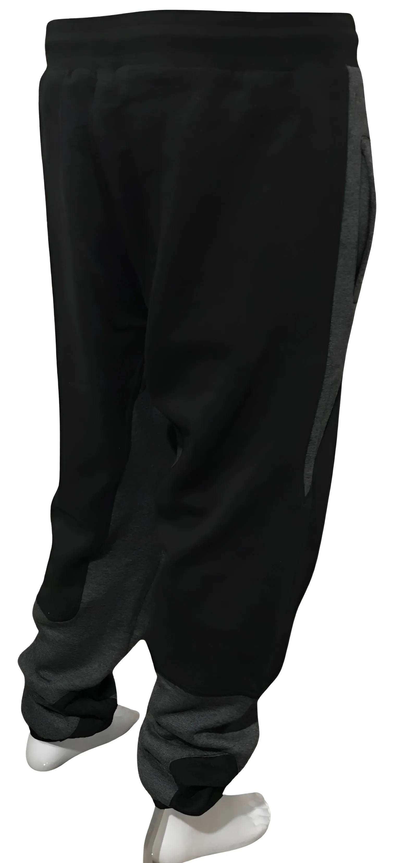 ^23^ (BLACK-DARK GREY) LUXURY JOGGER SWEATPANTS (CUT & SEW)