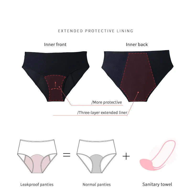 9099 Four Layers Of Comfortable And Leak-proof Physiological Women's Underwear