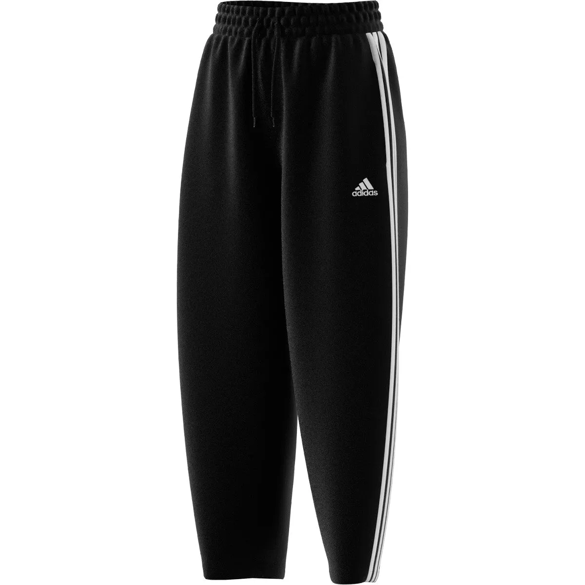 adidas Women's Essentials 3-Stripes Open Hem Fleece Sweatpants