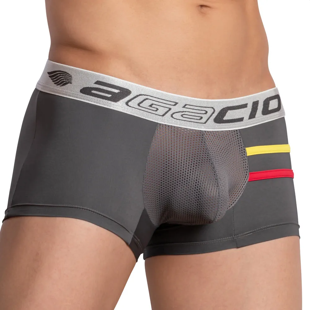 Agacio AGG064 Sheer Piping Boxer Trunk