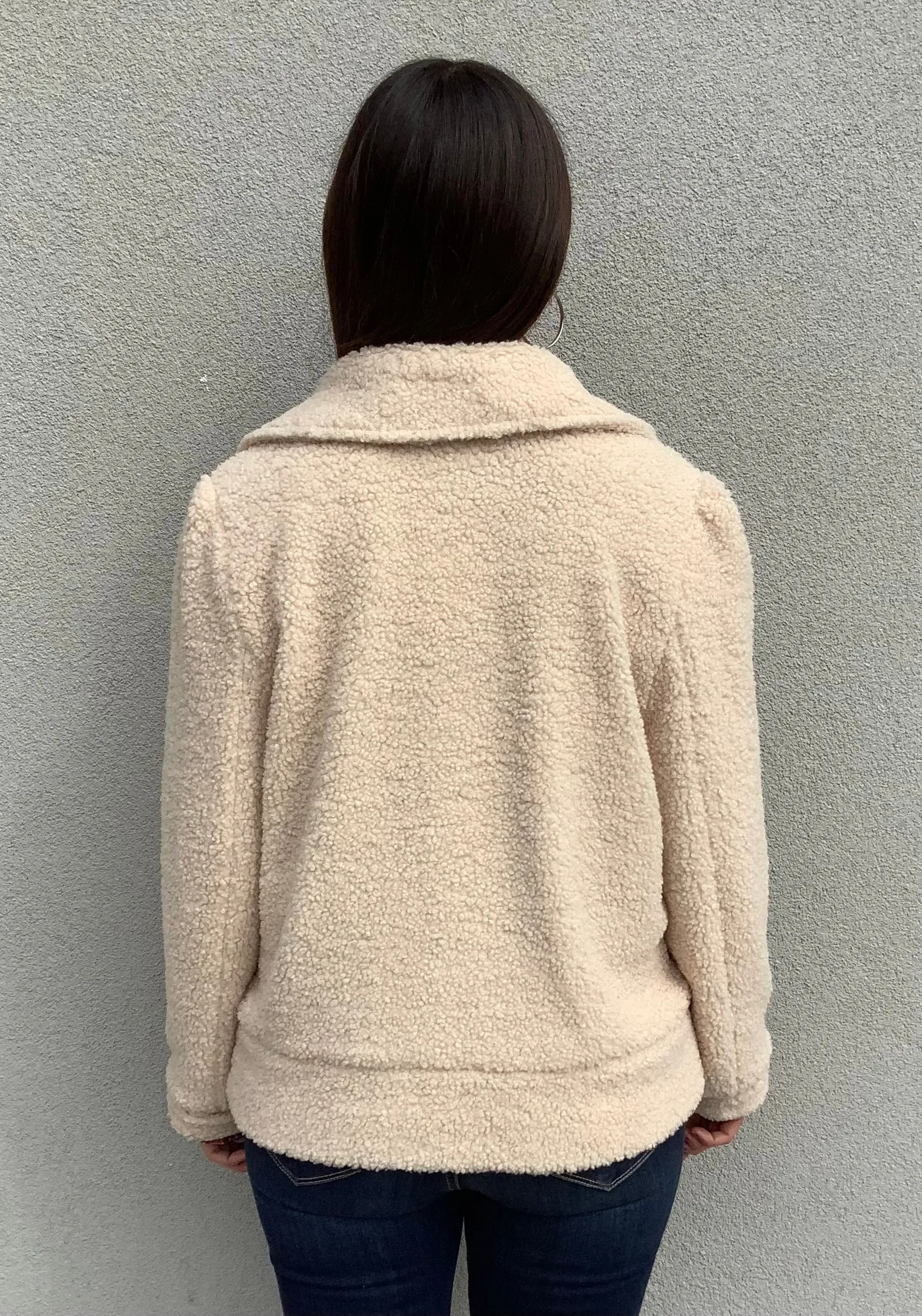 Alabaster Sherpa Coat