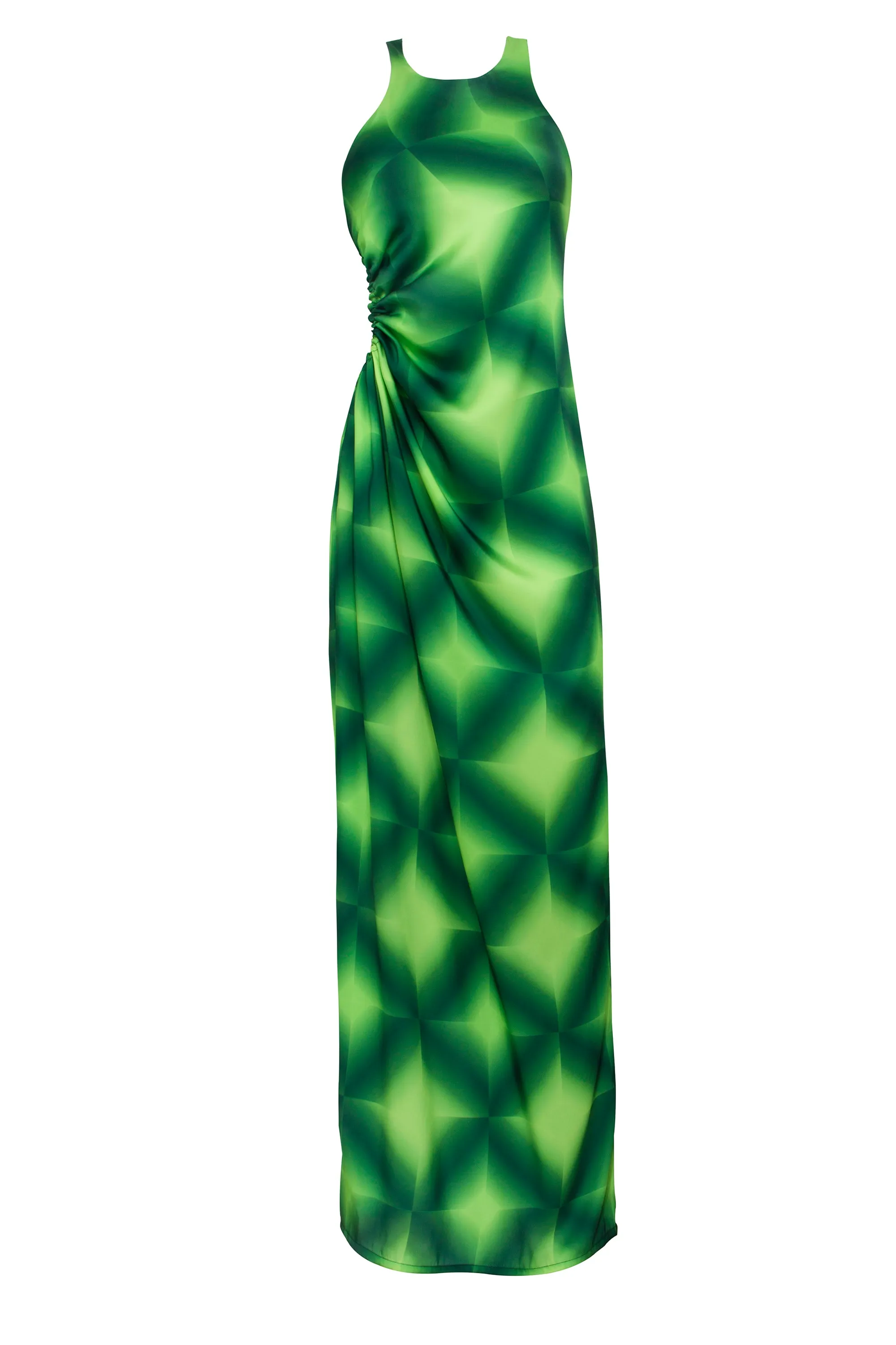 Alexa Maxi Dress in Lime