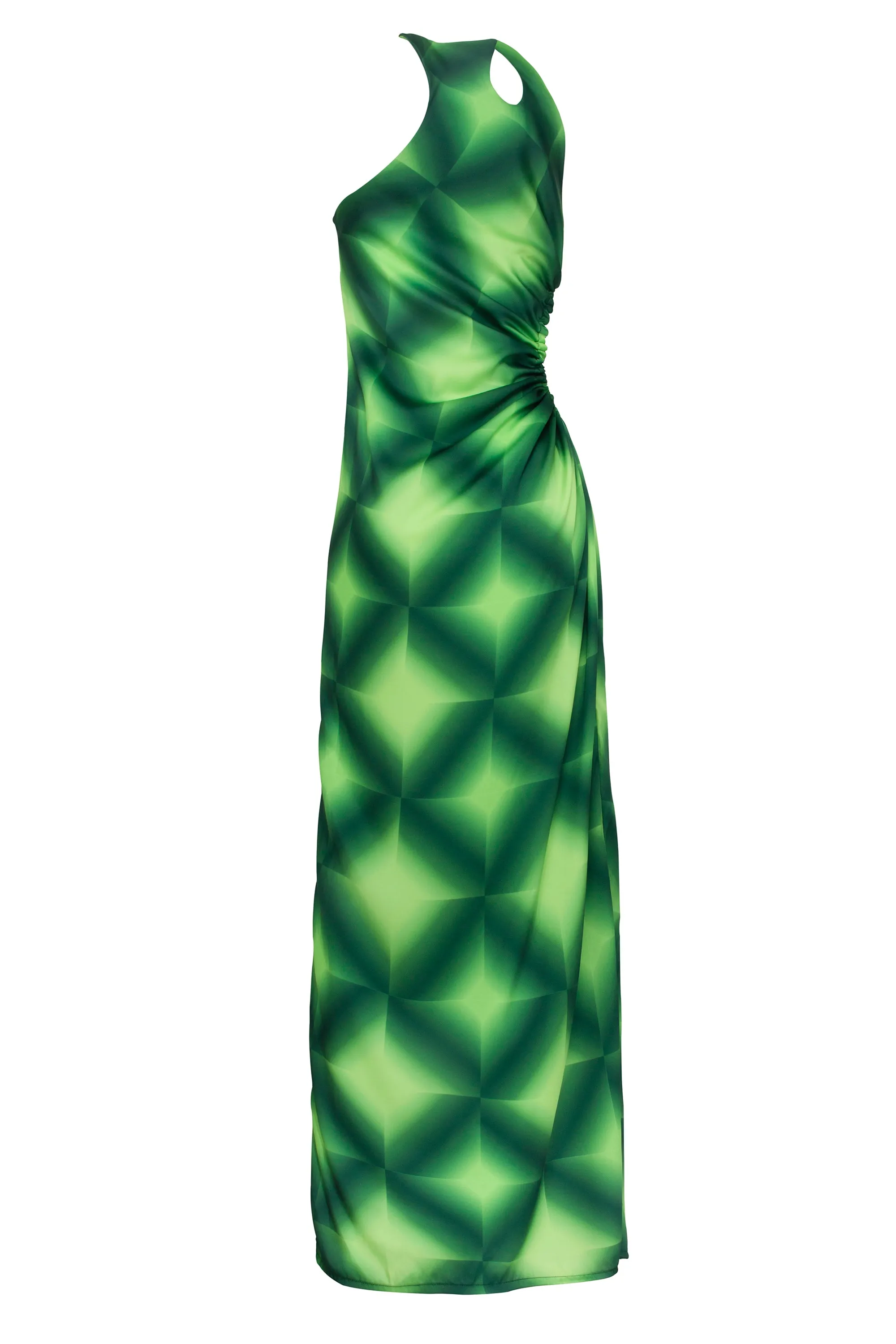 Alexa Maxi Dress in Lime