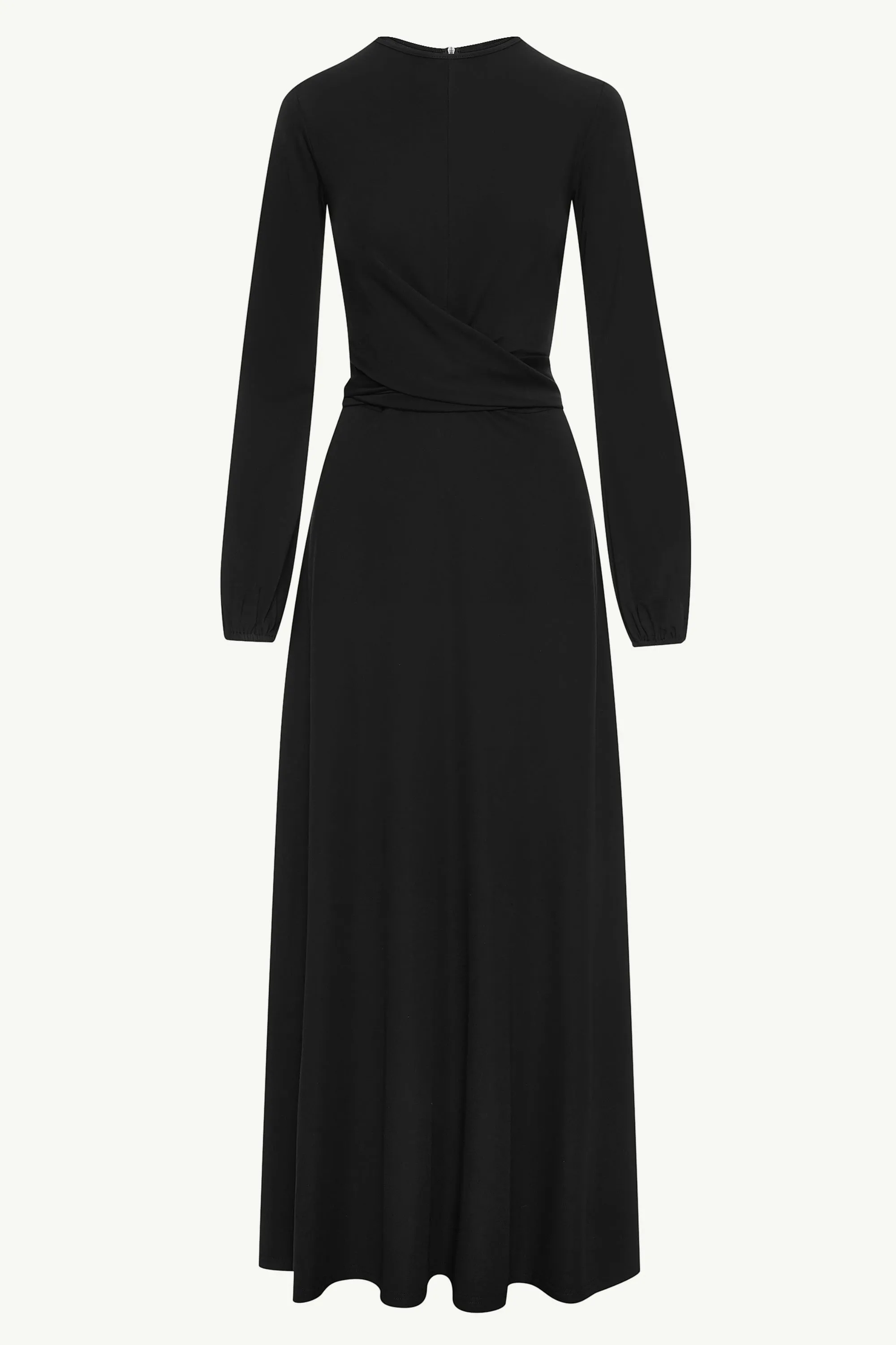 Alice Jersey Tie Waist Maxi Dress - Black