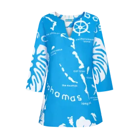 ARCHIPELAGO TUNIC- CERULEAN