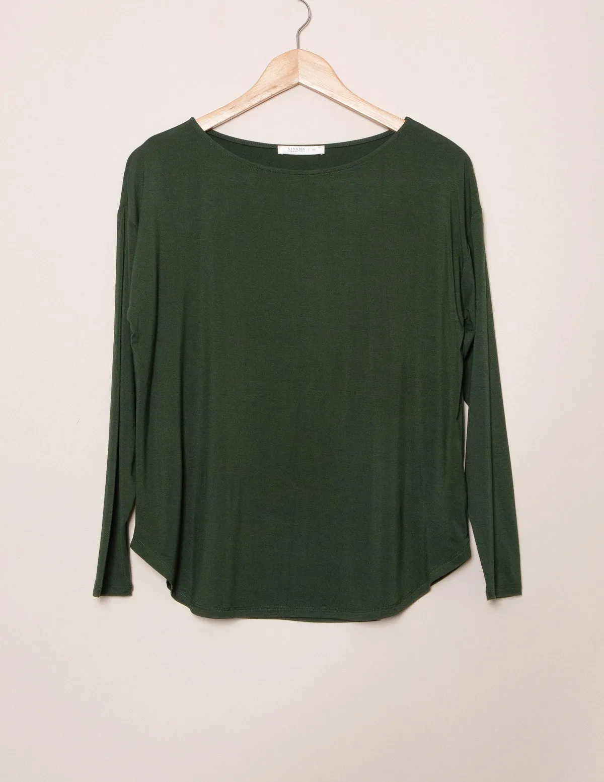 Bamboo Dolman Long Sleeve Tee - Woodland