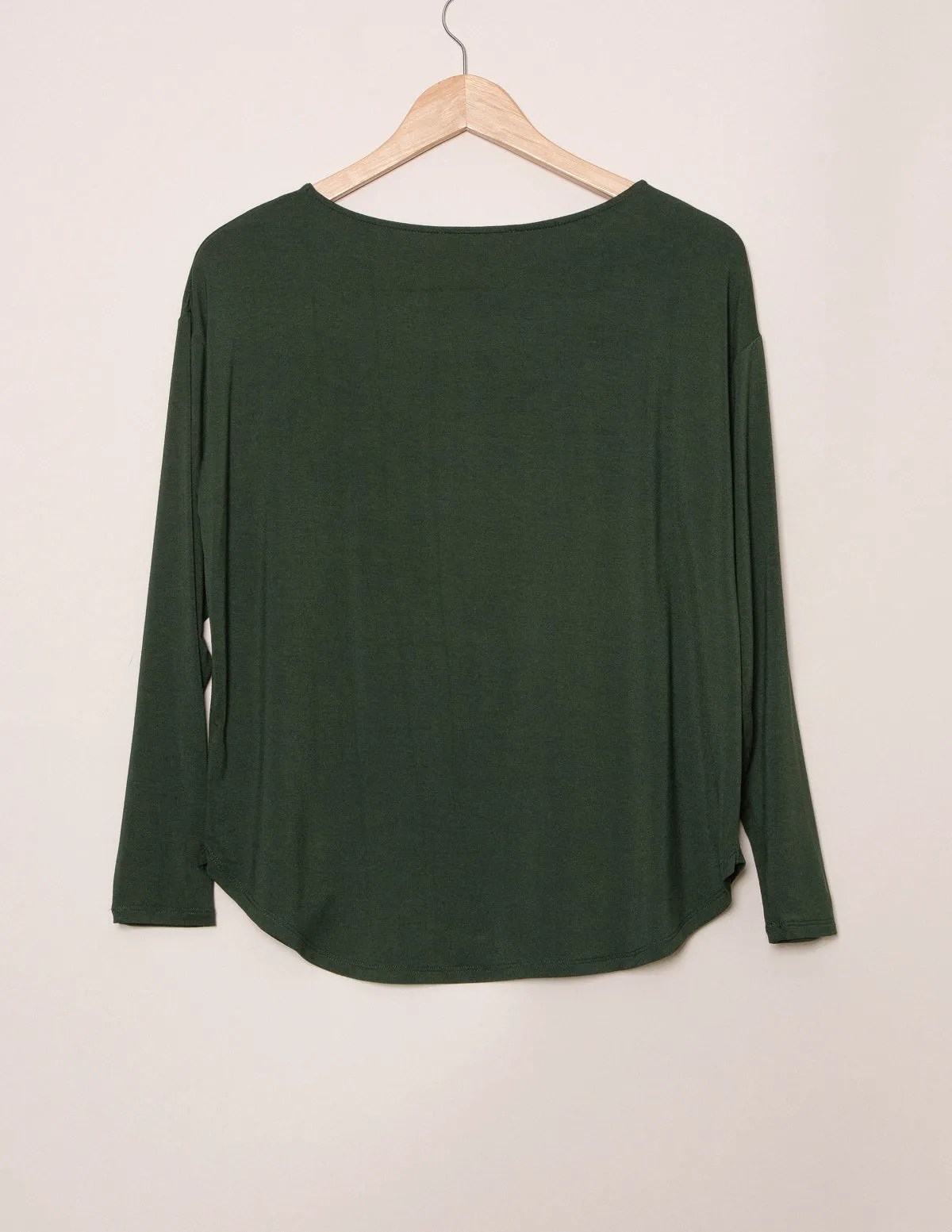 Bamboo Dolman Long Sleeve Tee - Woodland