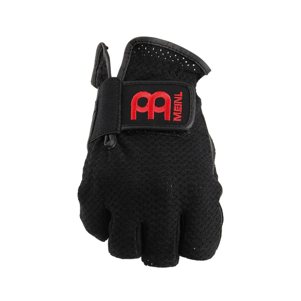 Bao Tay Trống Meinl MDGFL Fingerless Drummer Gloves, Black, Extra Large