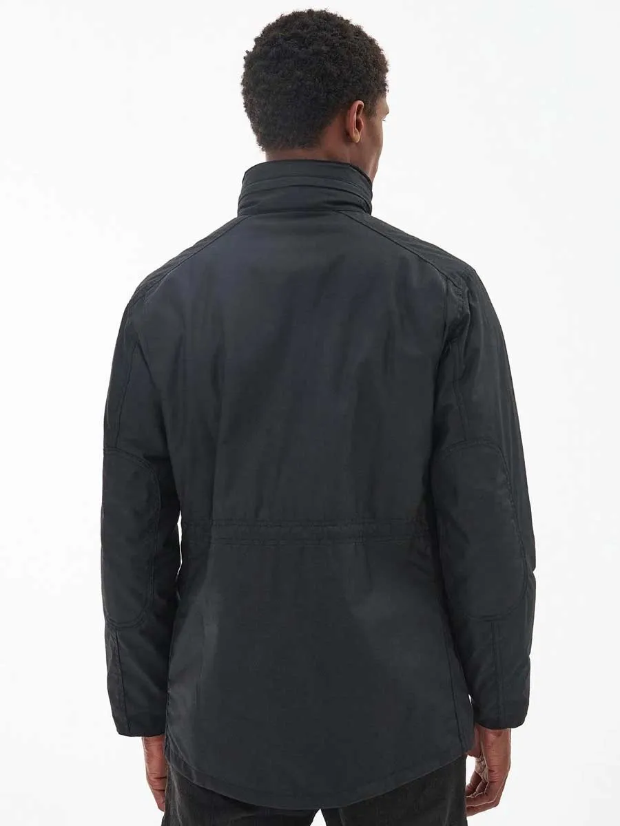 BARBOUR Sapper Wax Jacket - Mens - Black