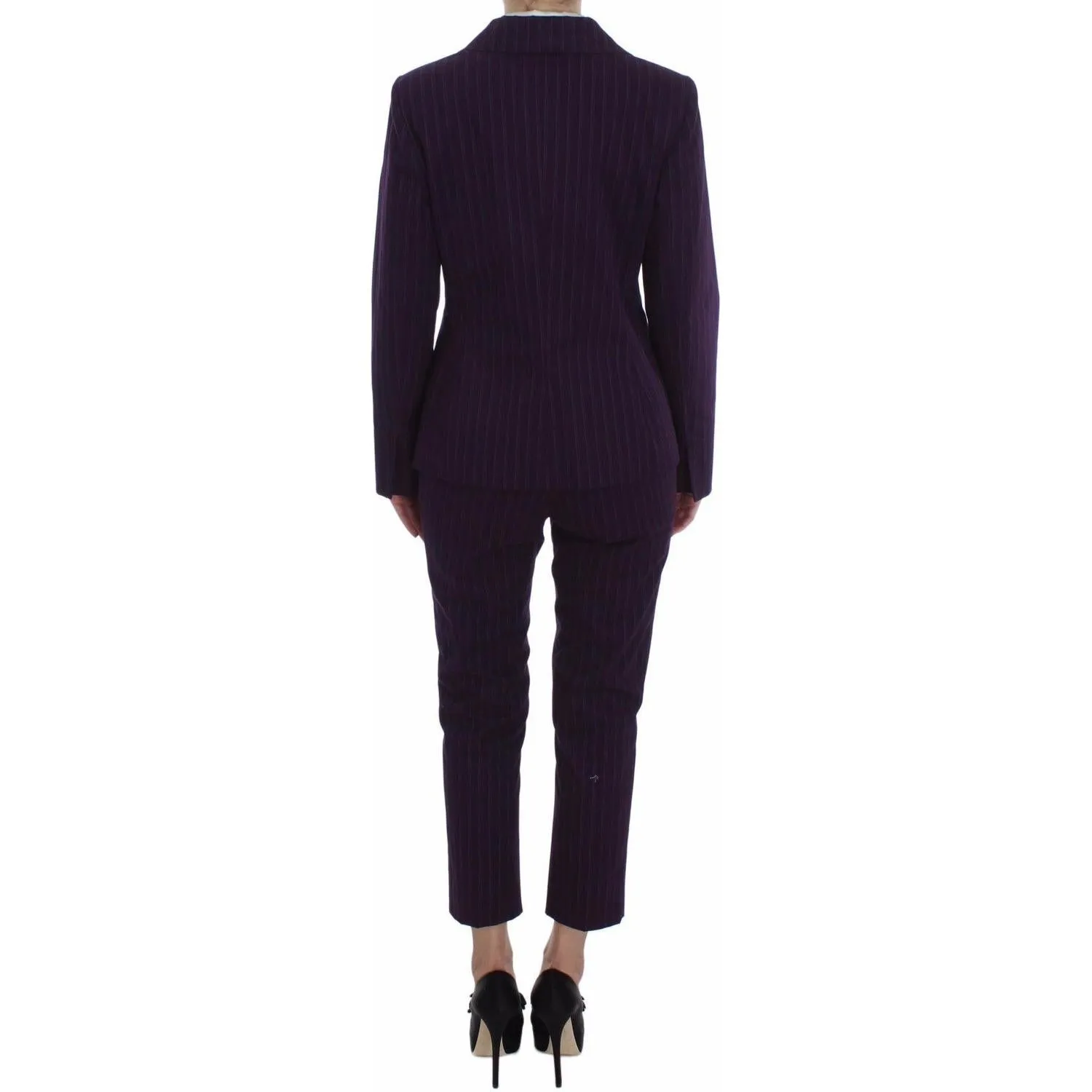 BENCIVENGA Elegant Striped Pant & Blazer Suit