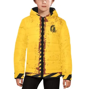 BEWARE Kids' Padded Hooded Jacket