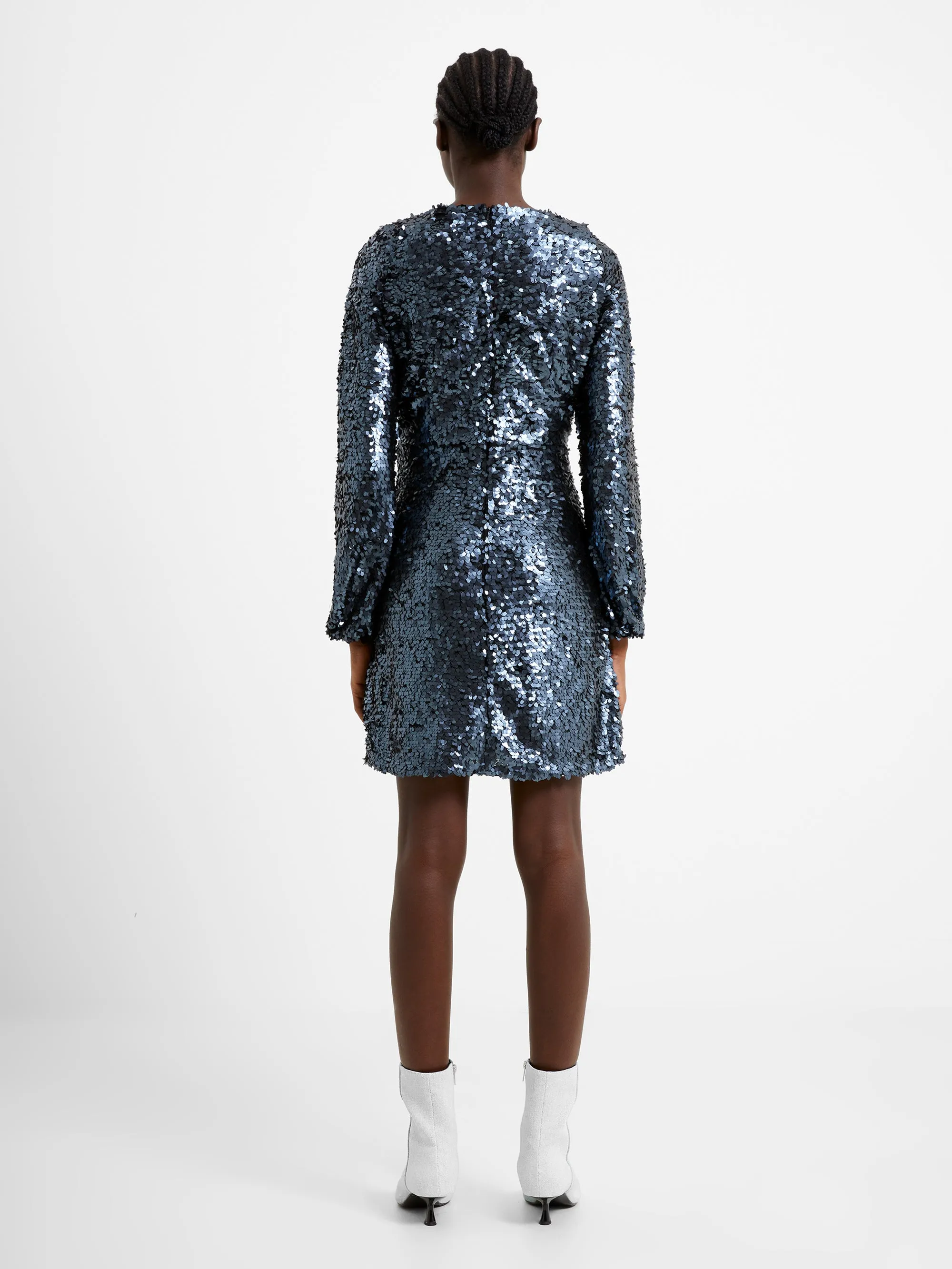 Bisma Sequin Wrap Dress