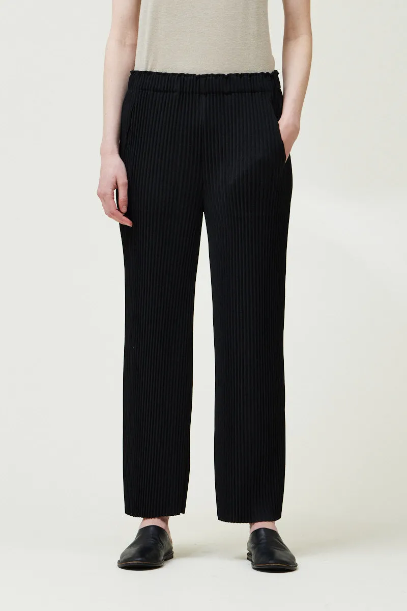 Black Pleated Pants