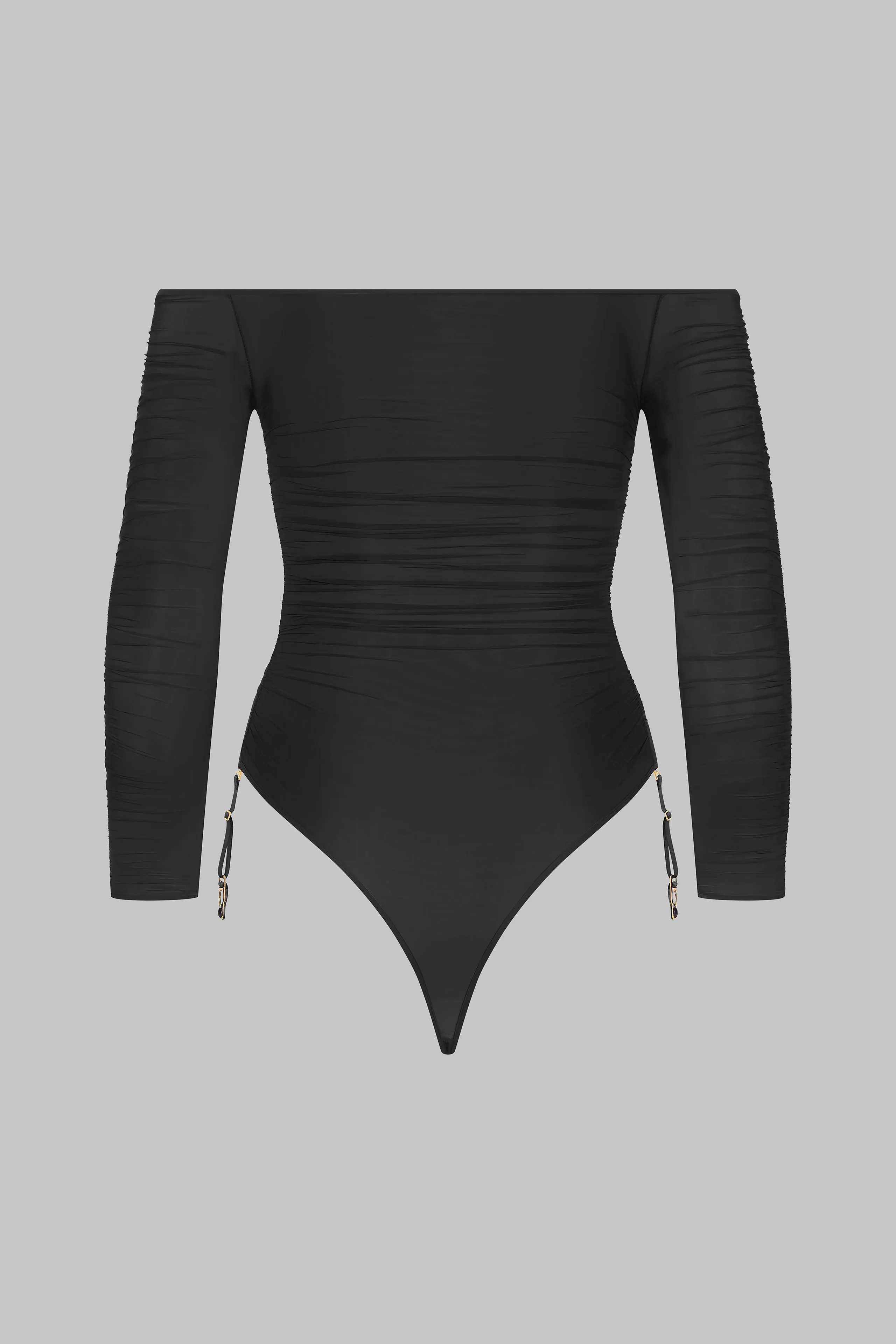 Boat Collar Thong Body - Nuit Fauve