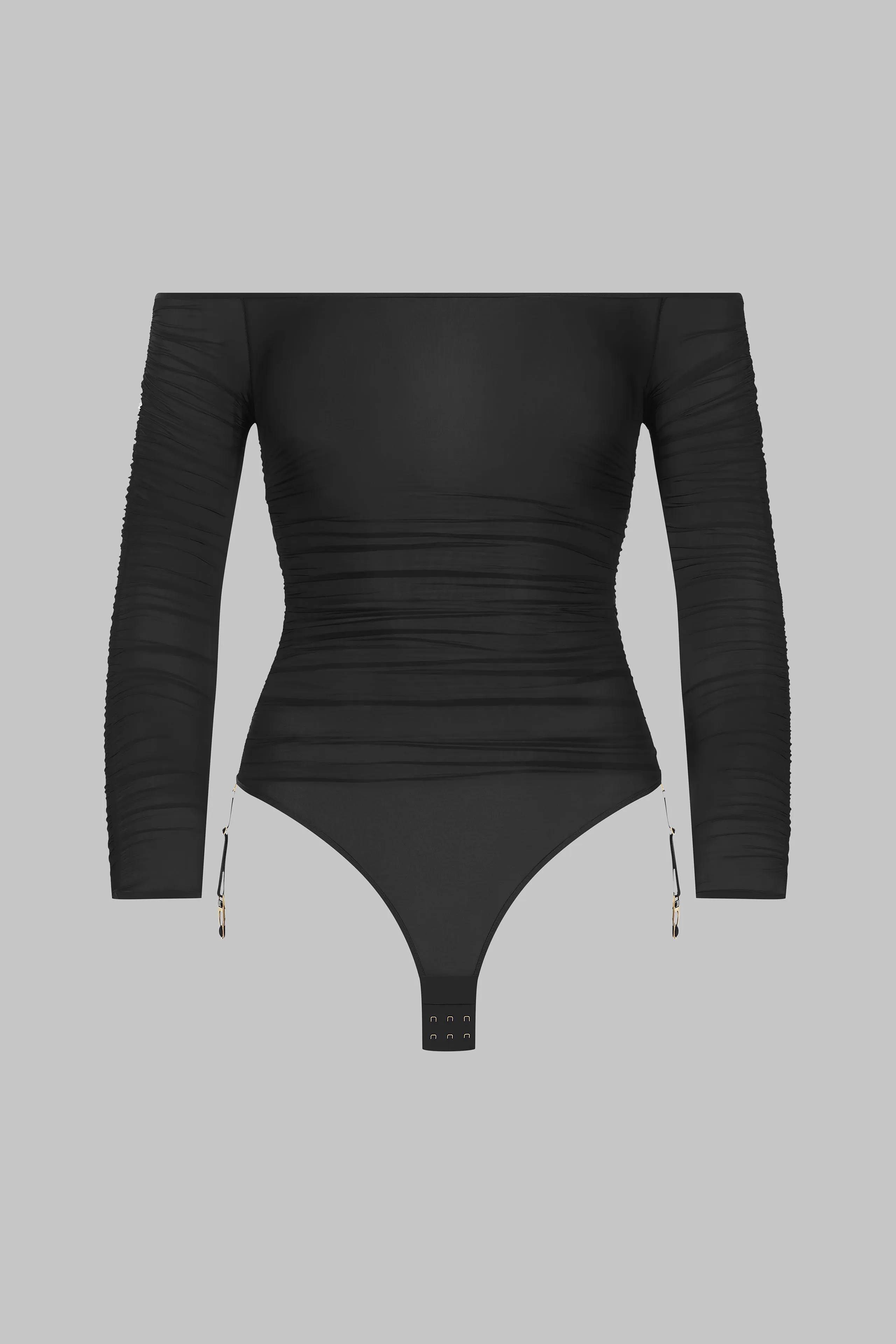 Boat Collar Thong Body - Nuit Fauve