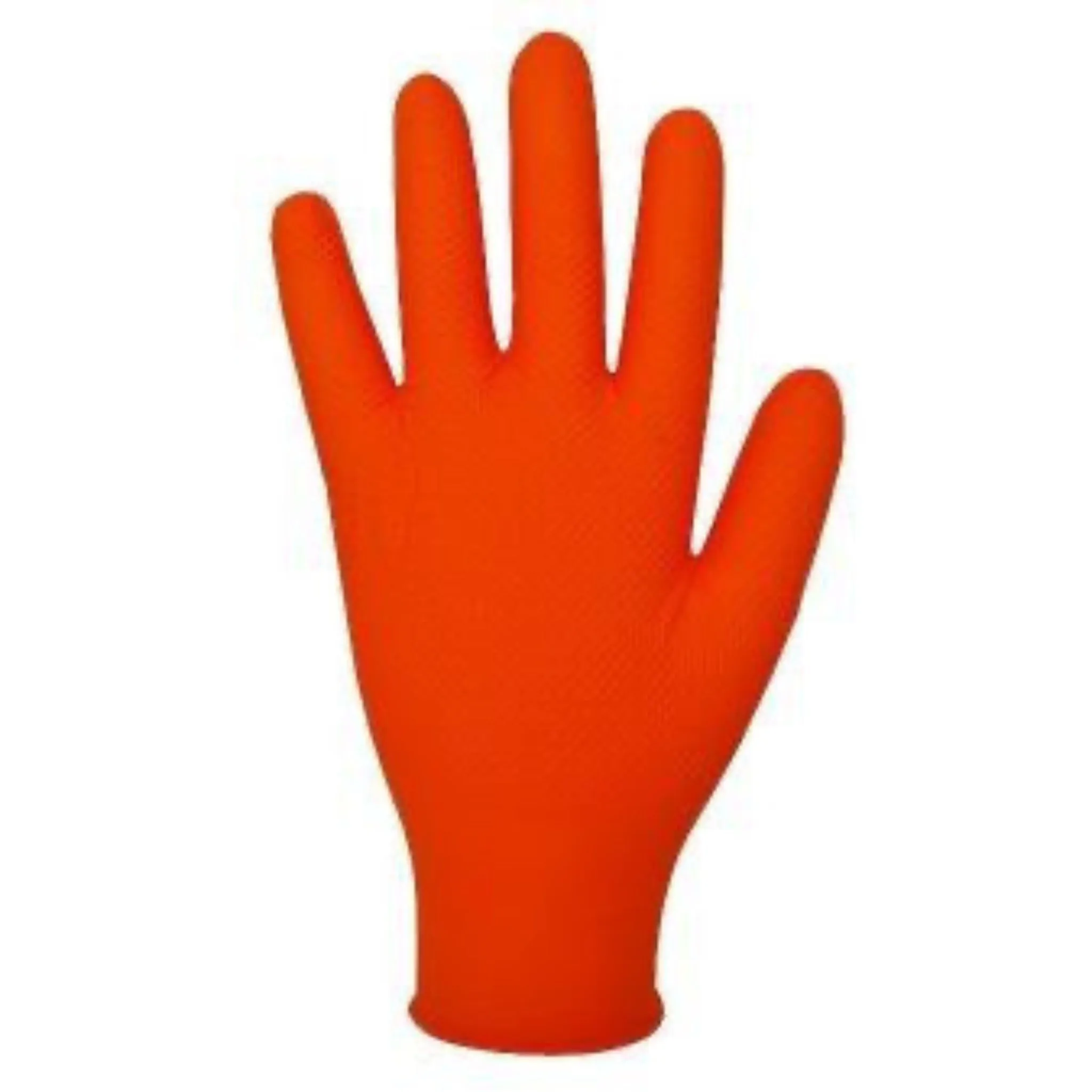 Bodyguards Finite Orange Grip Nitrile Disposable Gloves GL201