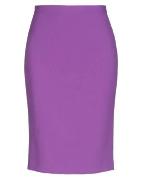 Boutique Moschino Women Knee length skirt Purple 14 UK