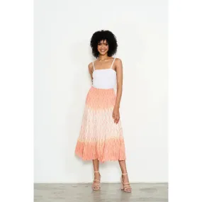 Caju - Double Dip Dye Skirt Apricot