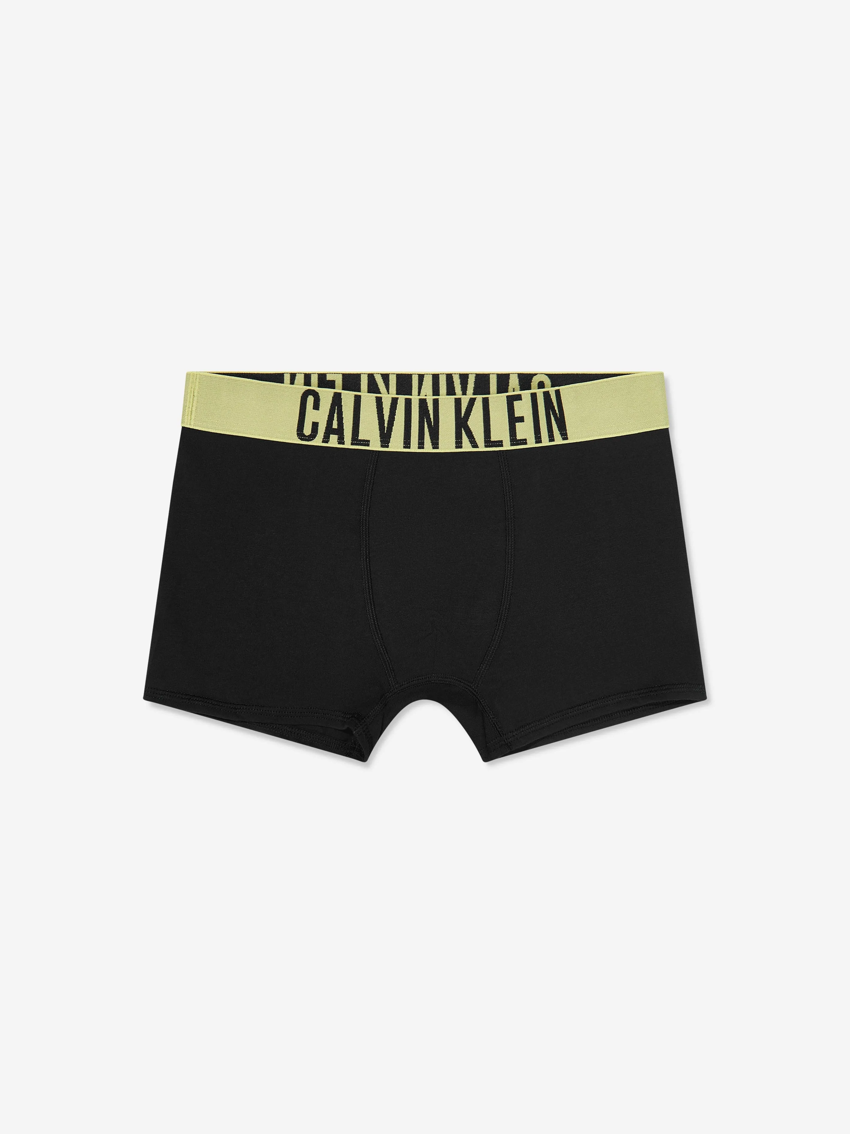 Calvin Klein Boys 2 Pack Boxer Shorts Set in Black