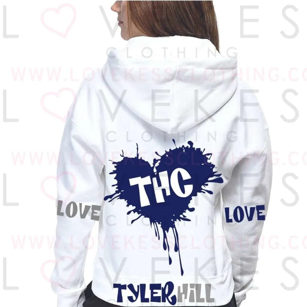 Camp Splatter Dripping Heart Sweatshirt