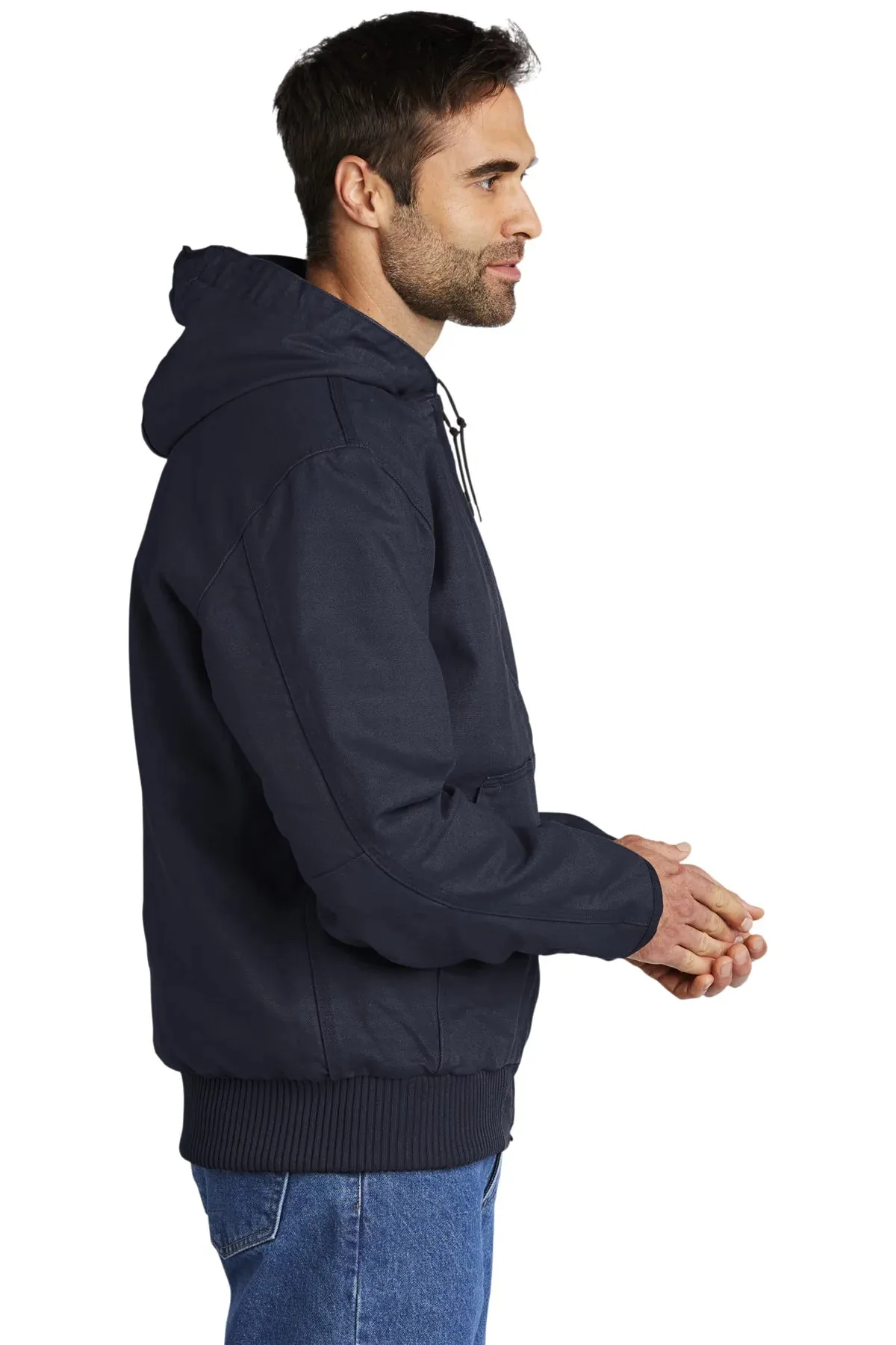 Carhartt Tall Washed Duck Custom Jackets, Navy