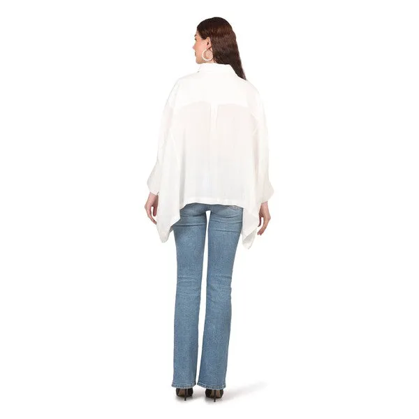 CCB Linen Batwing top