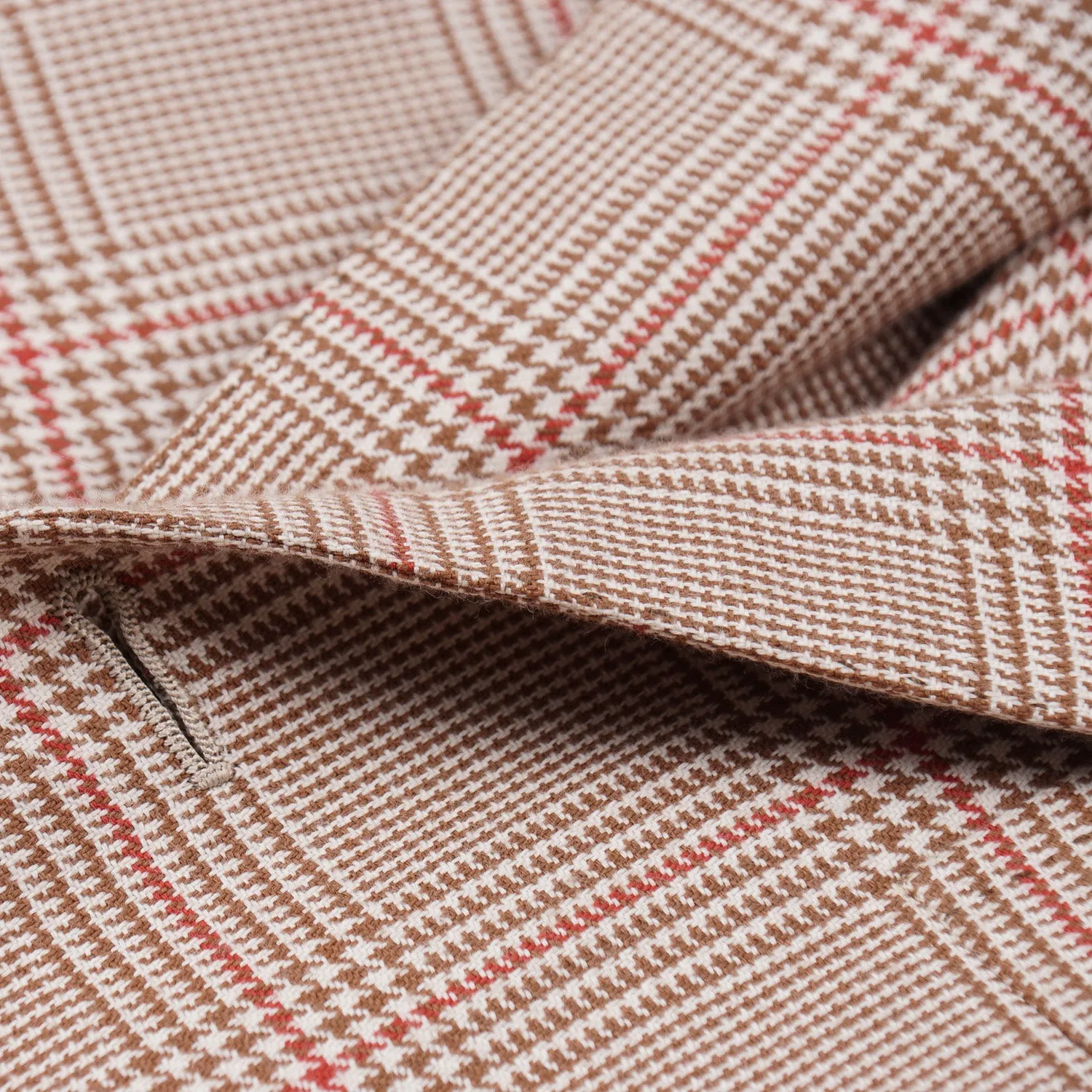 Cesare Attolini Layered Check Cotton Sport Coat