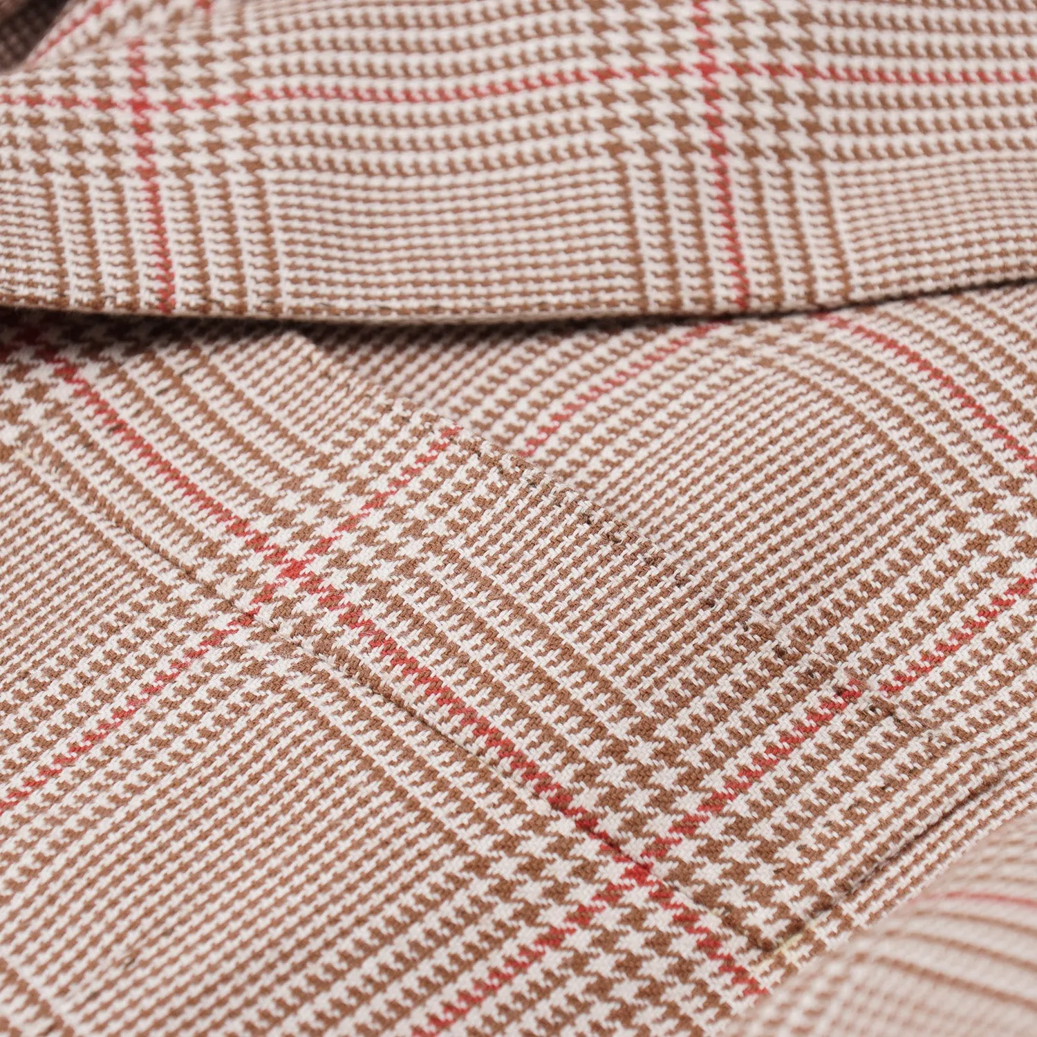 Cesare Attolini Layered Check Cotton Sport Coat