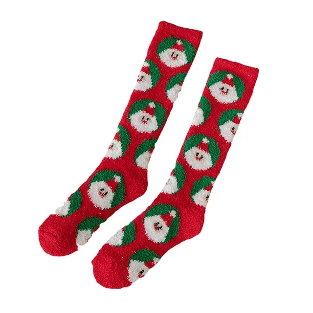 🎅Christmas Sale🎄 New Coral Velvet Calf Socks Christmas Stockings