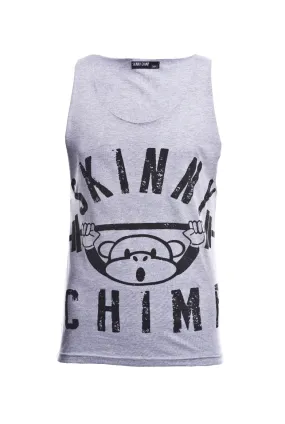 Classic Raw Cut Unisex Gym Vest - Grey