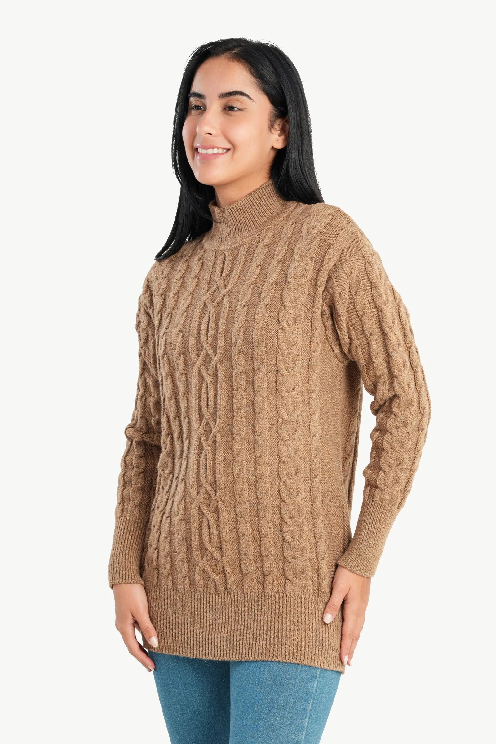 Coffee Cable Knitted Pullover