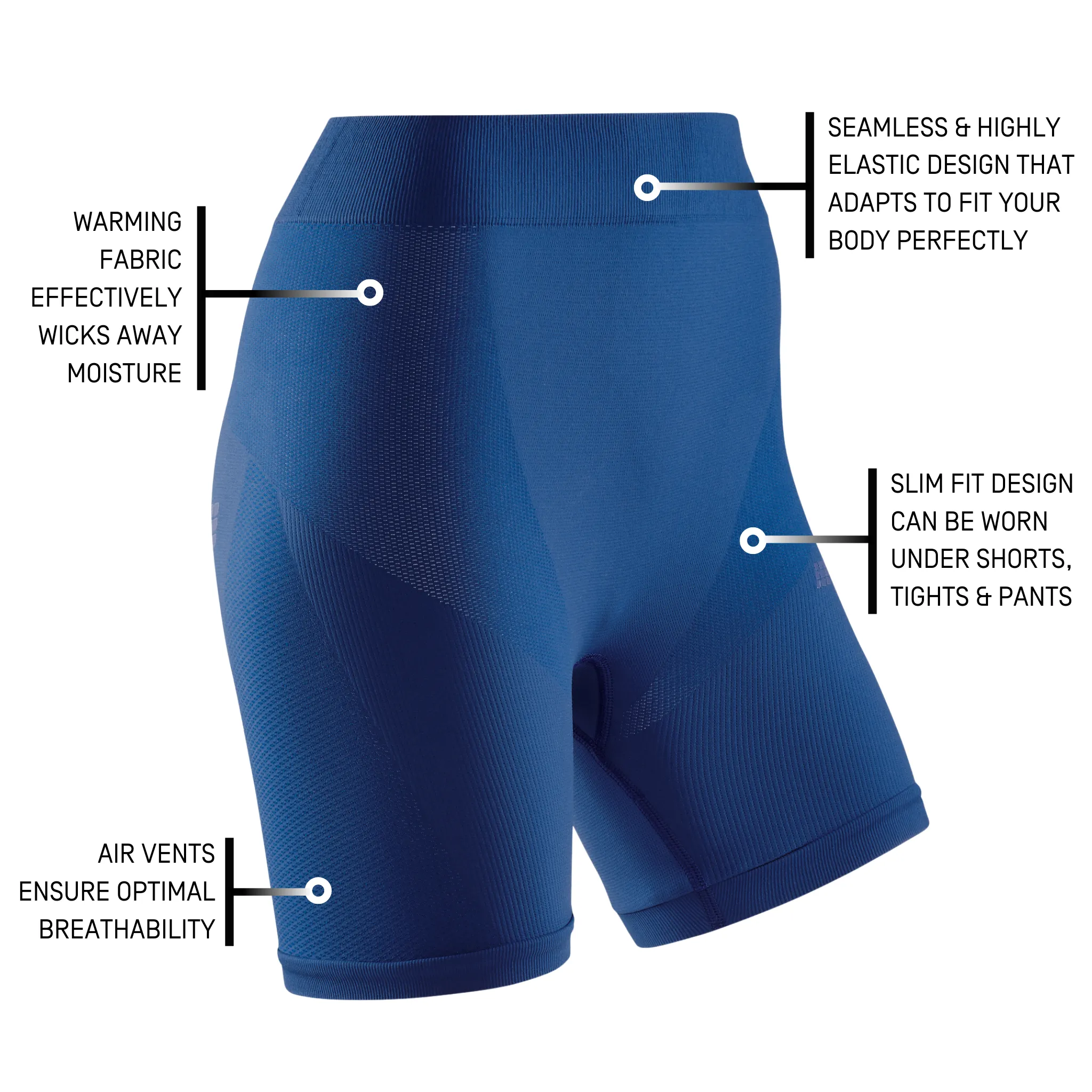 Cold Weather Base Shorts, Women