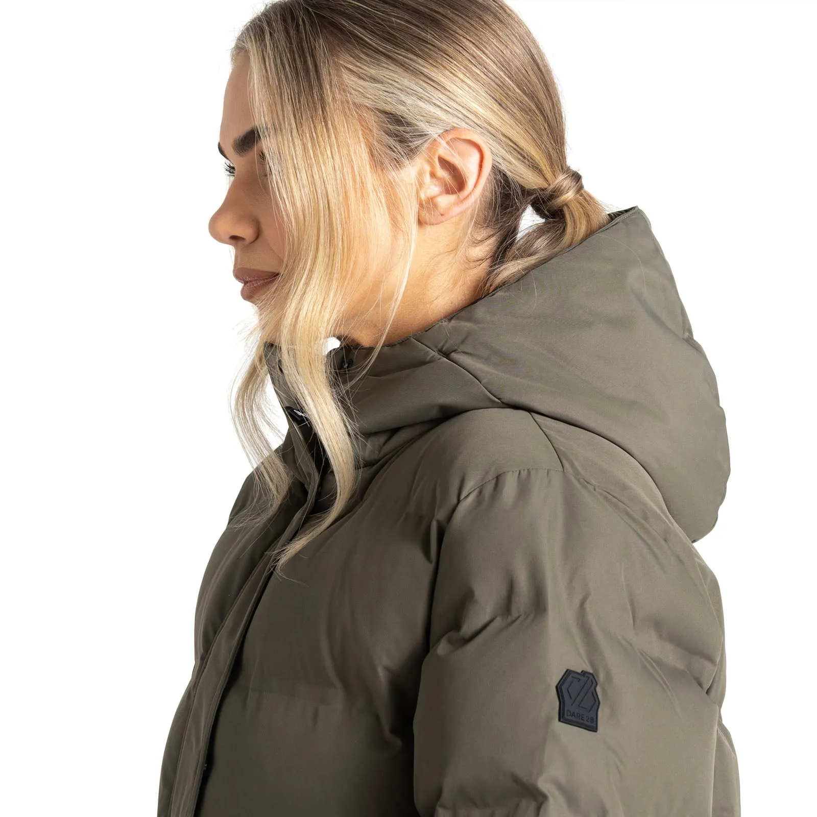 Dare 2b Womens Wander Waterproof Longline Padded Jacket