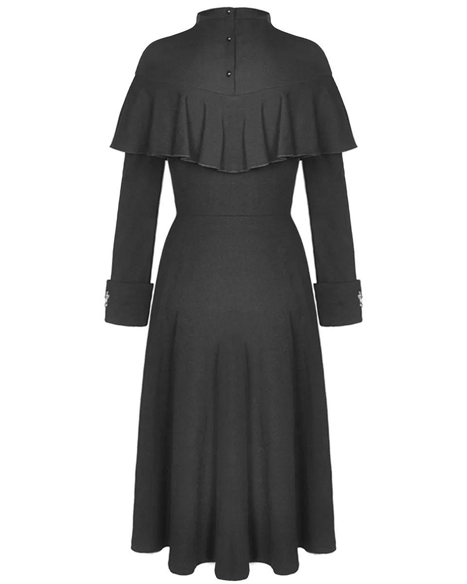 Dark In Love Faithless Gothic Crucifix Midi Dress