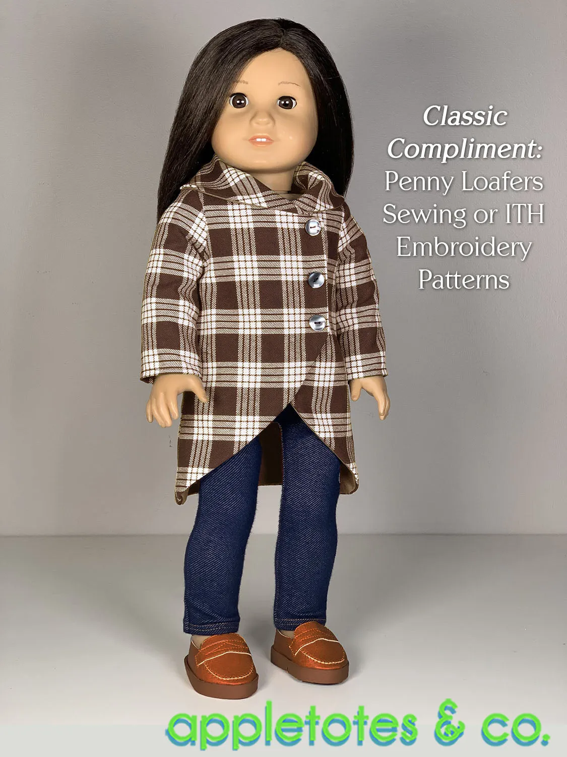 Darla Coat 18 Inch Doll Sewing Pattern