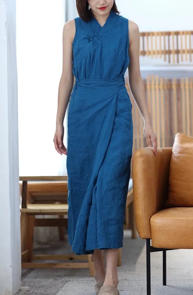 Dazhuo Tibetan Dress in Blue