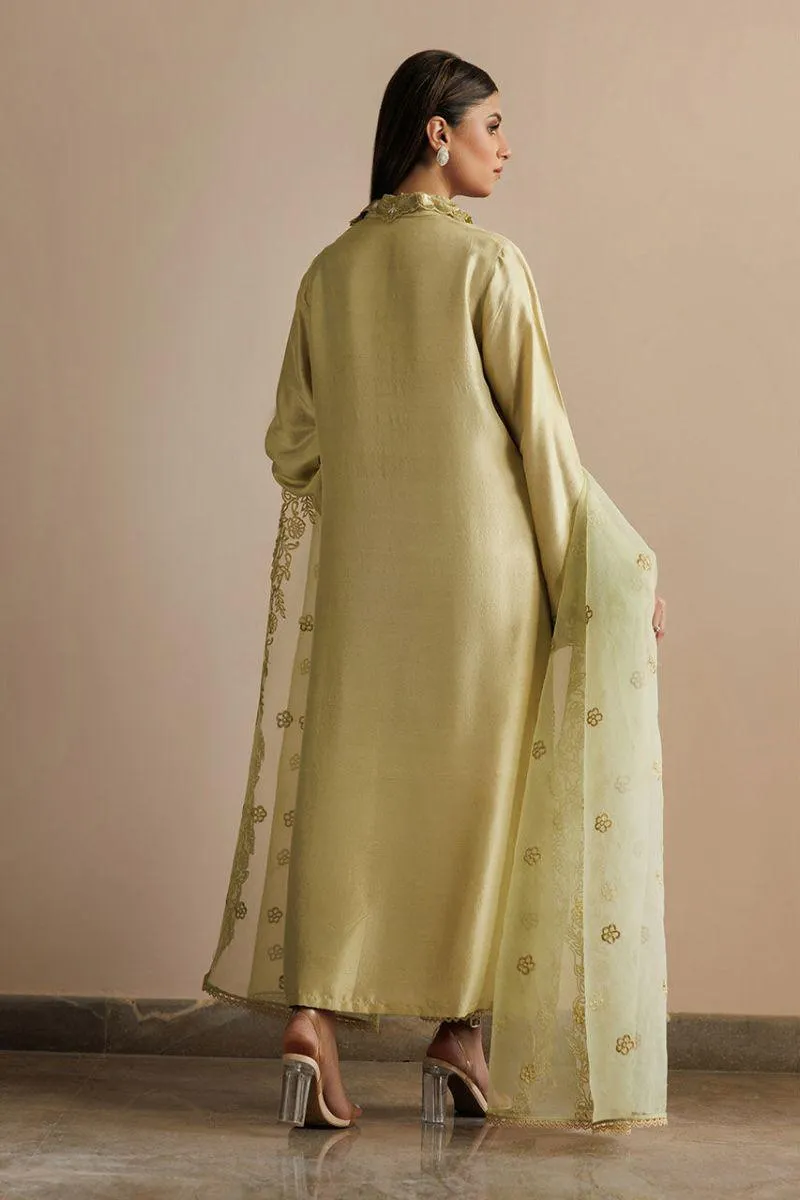 Deepak Perwani - Kut292 - Raw Silk - 3 Piece