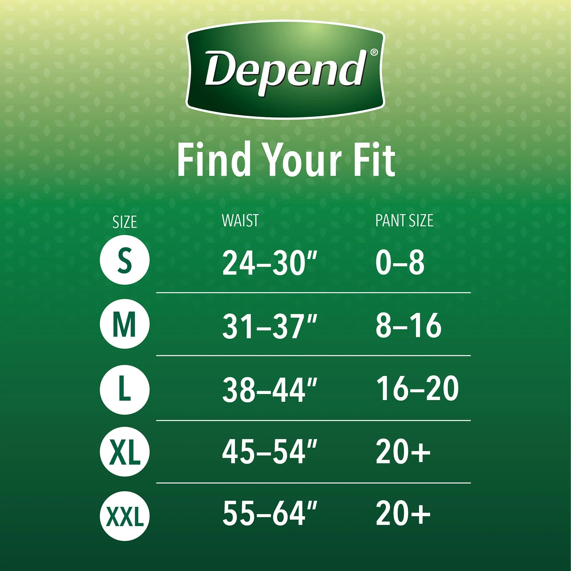 Depend FIT-FLEX Absorbent Underwear, Women's, Tan, Small, 24" to 30" Waist/Hip