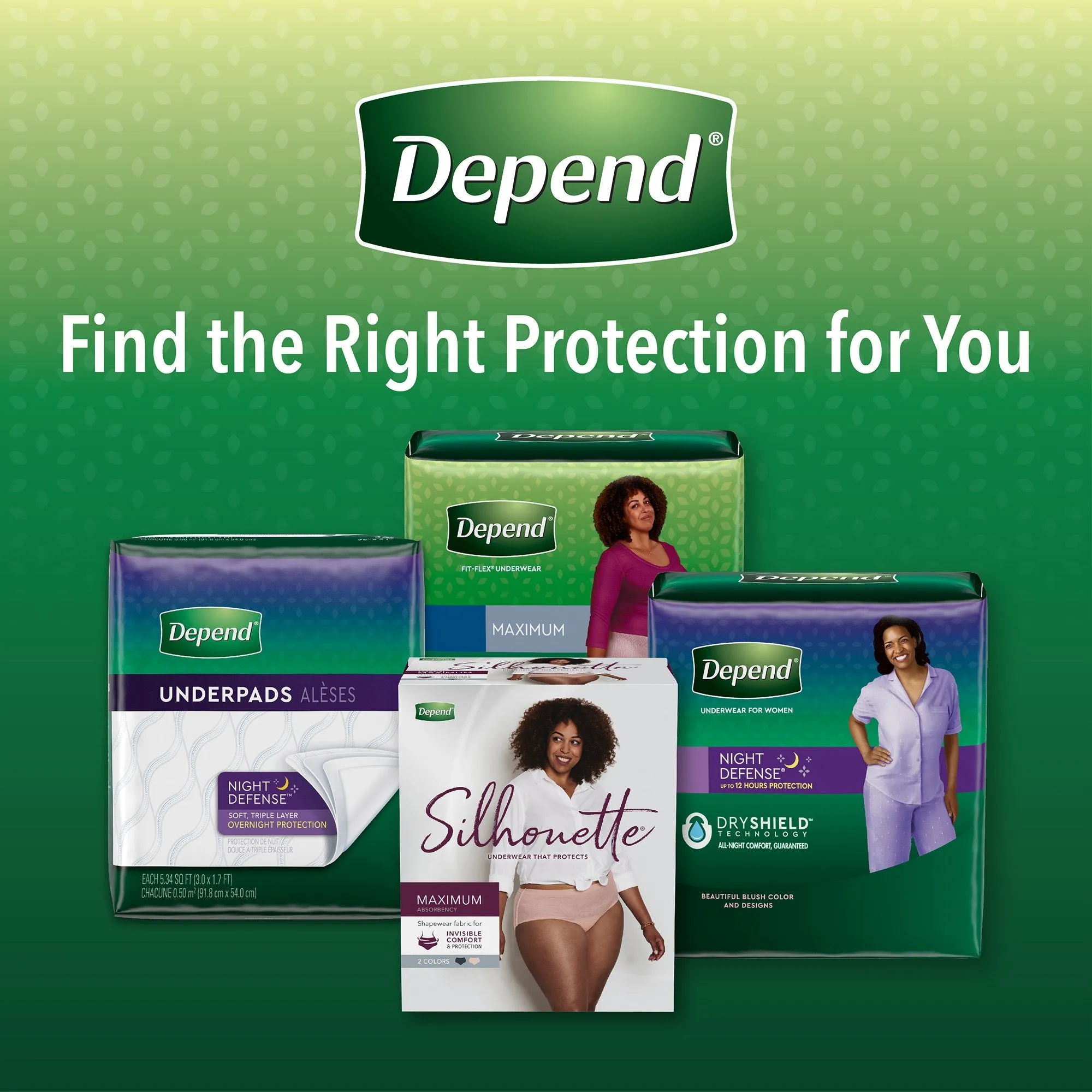 Depend FIT-FLEX Absorbent Underwear, Women's, Tan, Small, 24" to 30" Waist/Hip