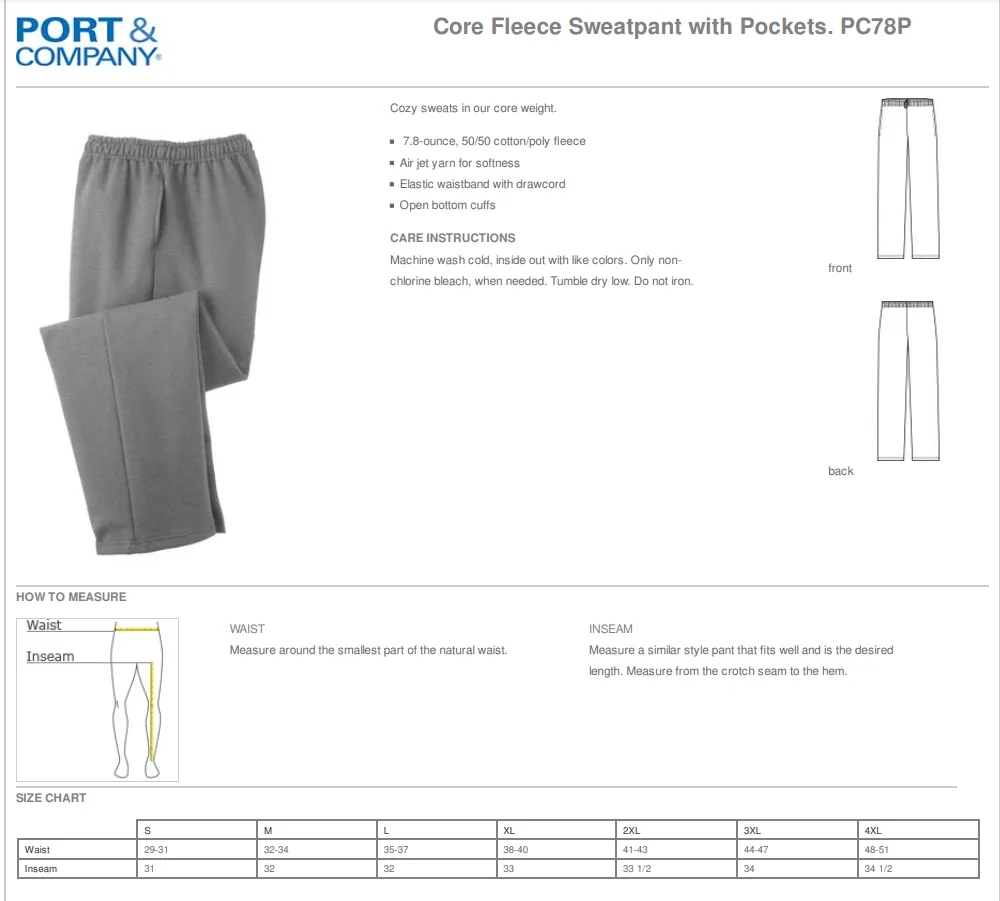 Discovery Ridge Elementary Open Bottom Cuff Sweatpants