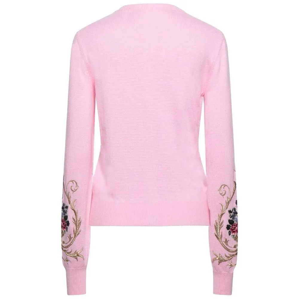 Dolce & Gabbana Pink Cashmere Sweater