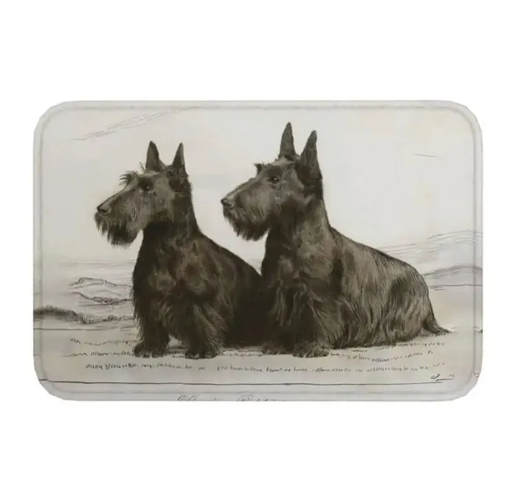 Door Mats many gorgeous designs “Scottish Terrier” “Scottie” themed” Floor Mats Salon Home Office Kennels Grooming Base Mats Non Slip