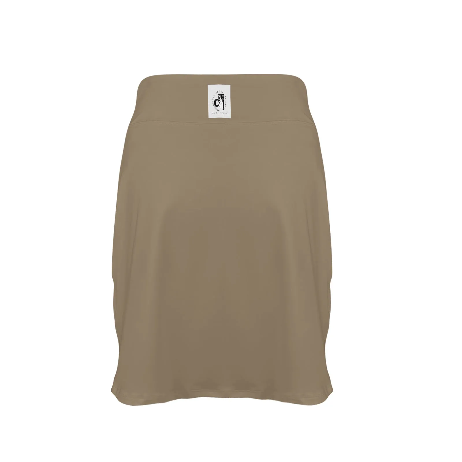 DTI Khaki Skirt with Pocket