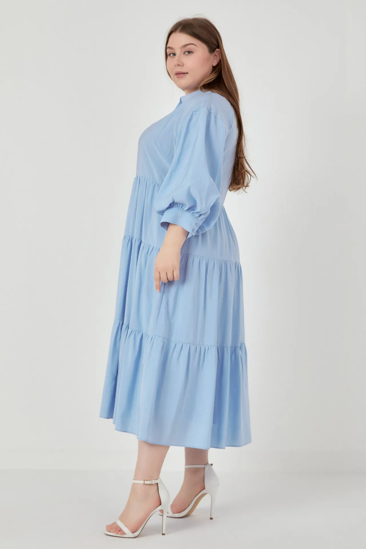 English Factory - Drop Shoulder Midi Dress