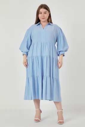 English Factory - Drop Shoulder Midi Dress