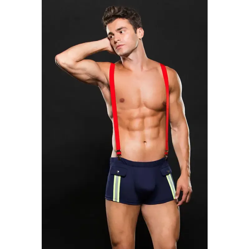 Envy Fireman Bottom W/ Suspenders 2pc M/l