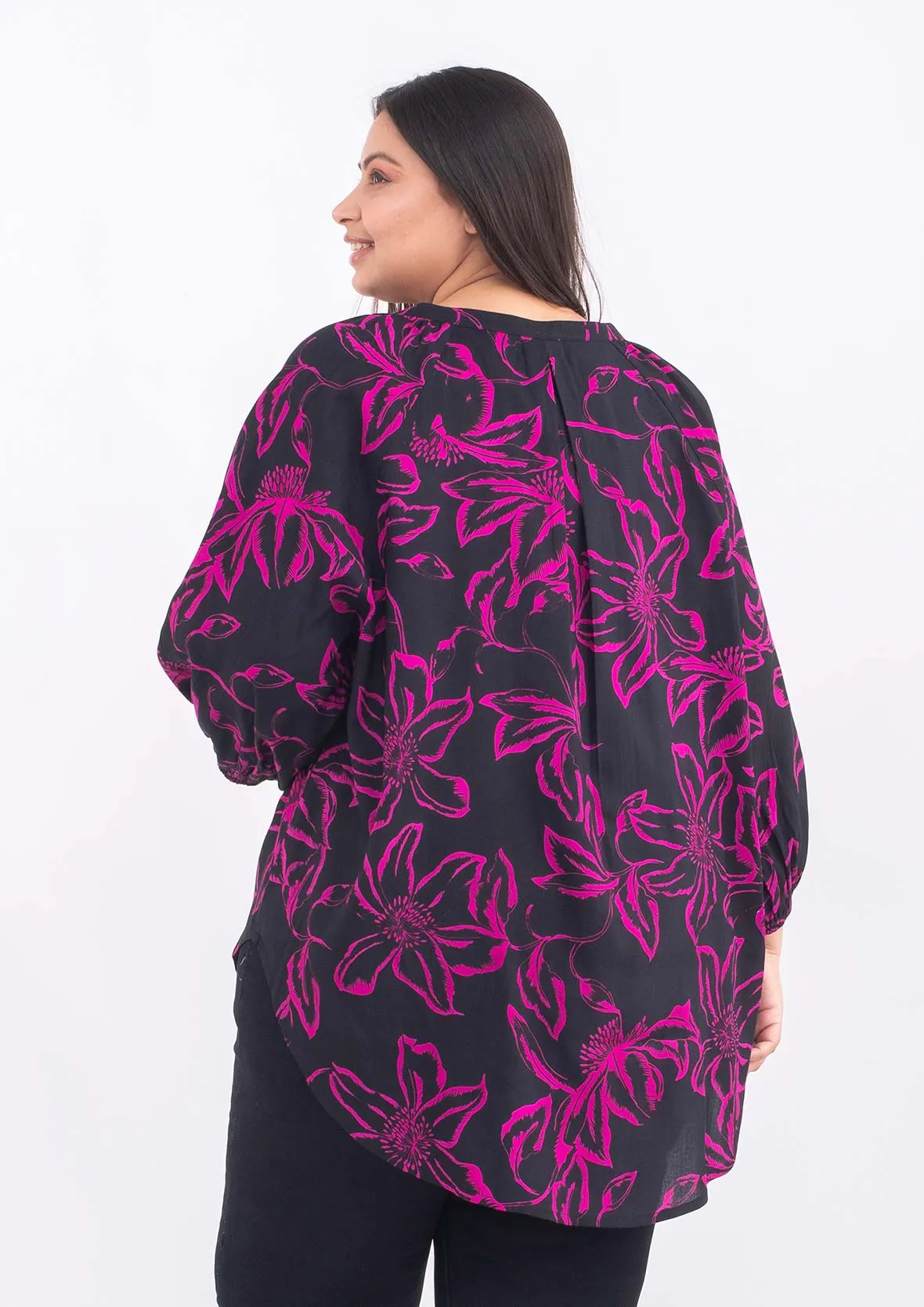 Exclusive Print Tunic Top