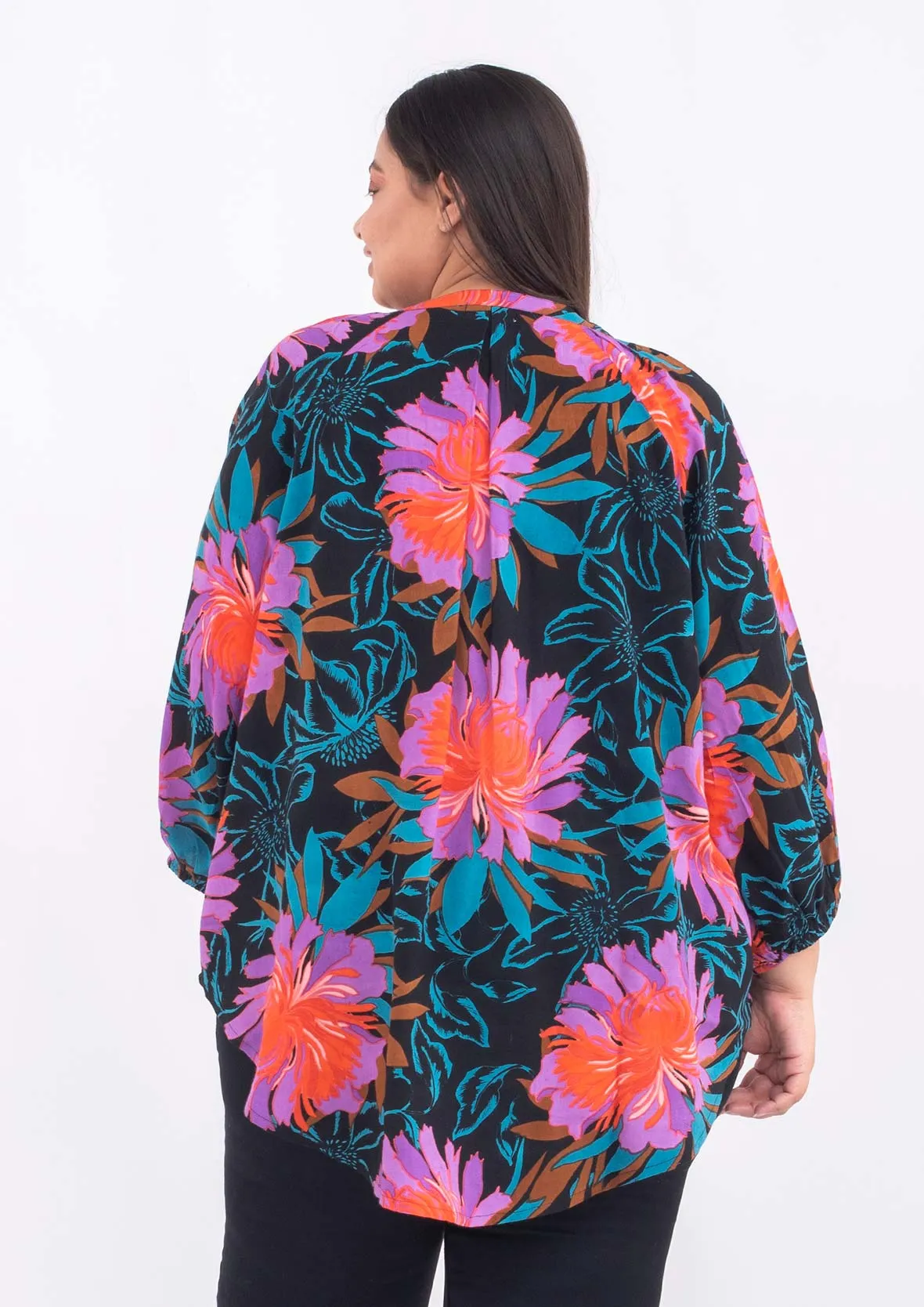 Exclusive Print Tunic Top