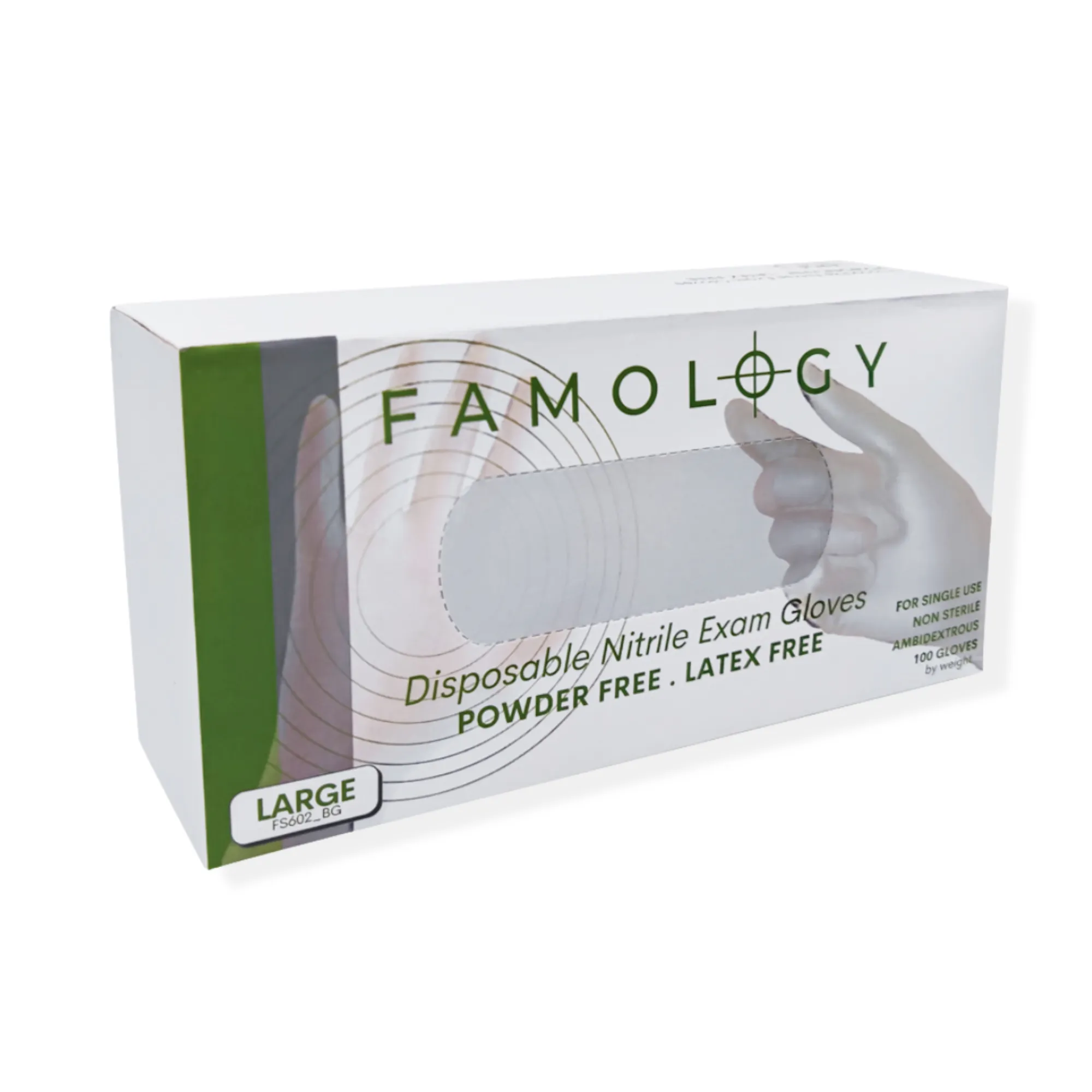 Famology Disposable Nitrile Exam Gloves - Wholesale